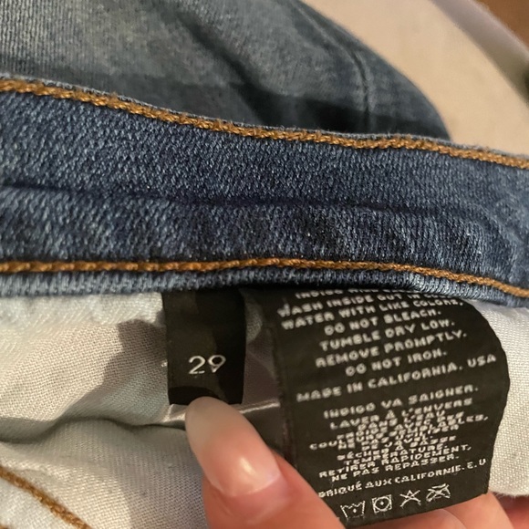 J Brand Cropped Distressed Jeans in Fury - size 29 - Picture 7 of 9